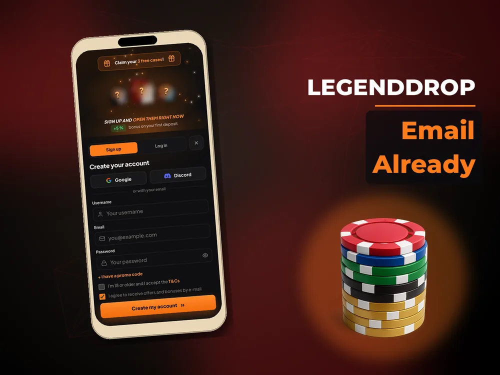 Legenddrop - Email Already
