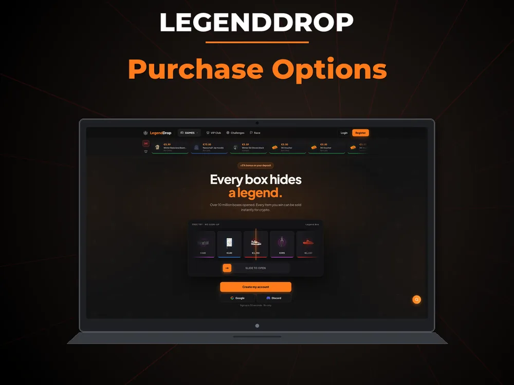 Legenddrop - Overview