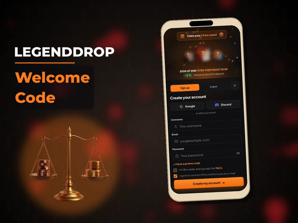 Legenddrop - Welcome Code