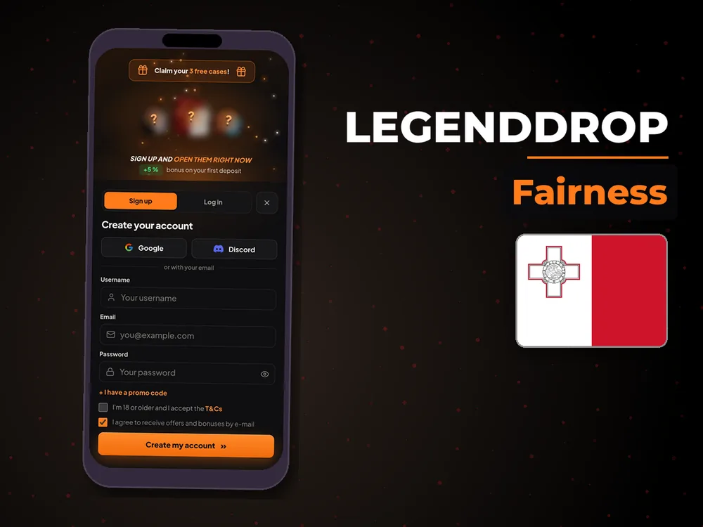 Legenddrop - Welcome Bonus