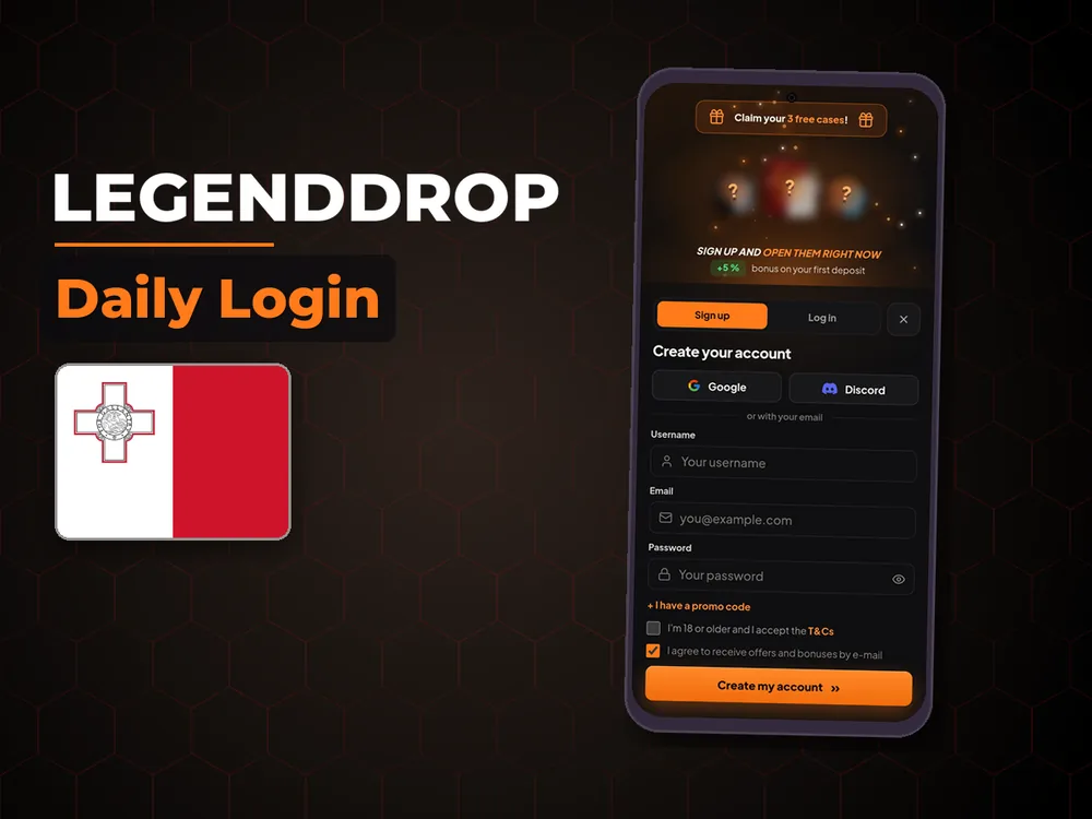 Legenddrop - Daily Login