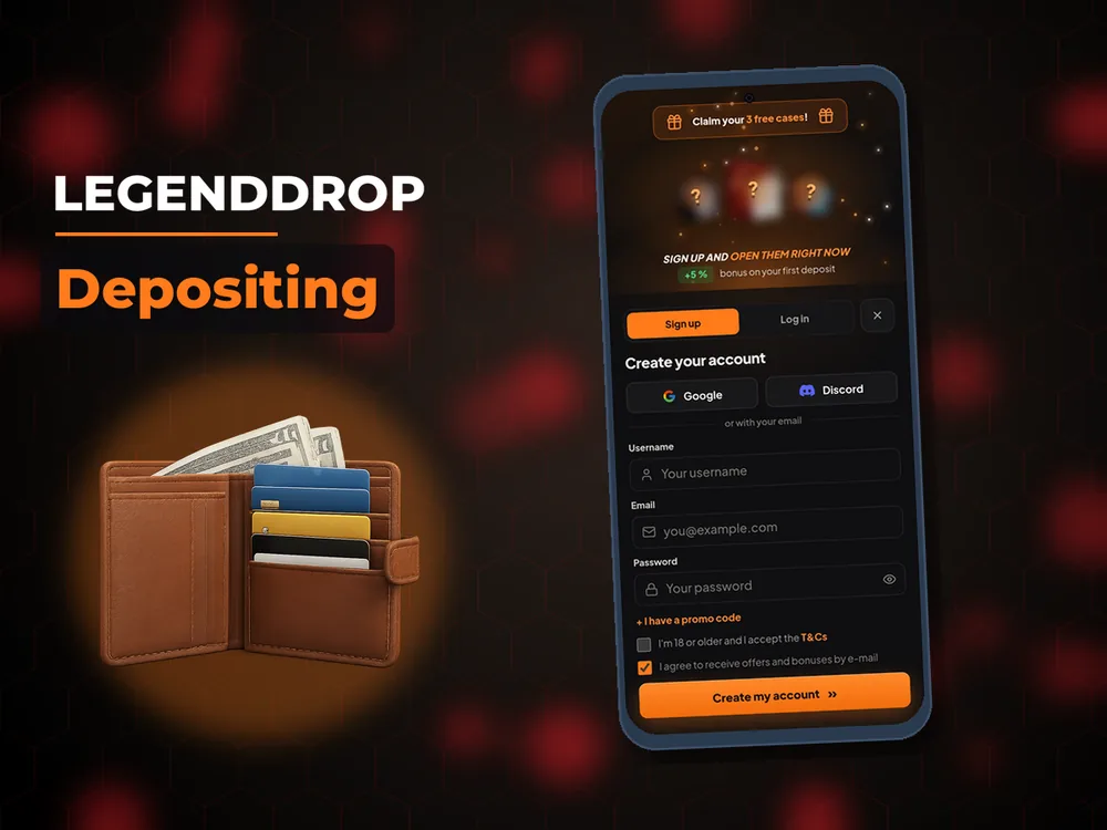 Legenddrop - Depositing