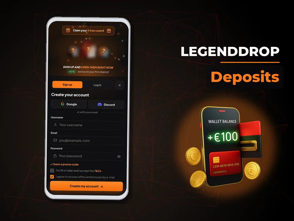 Legenddrop - Deposits