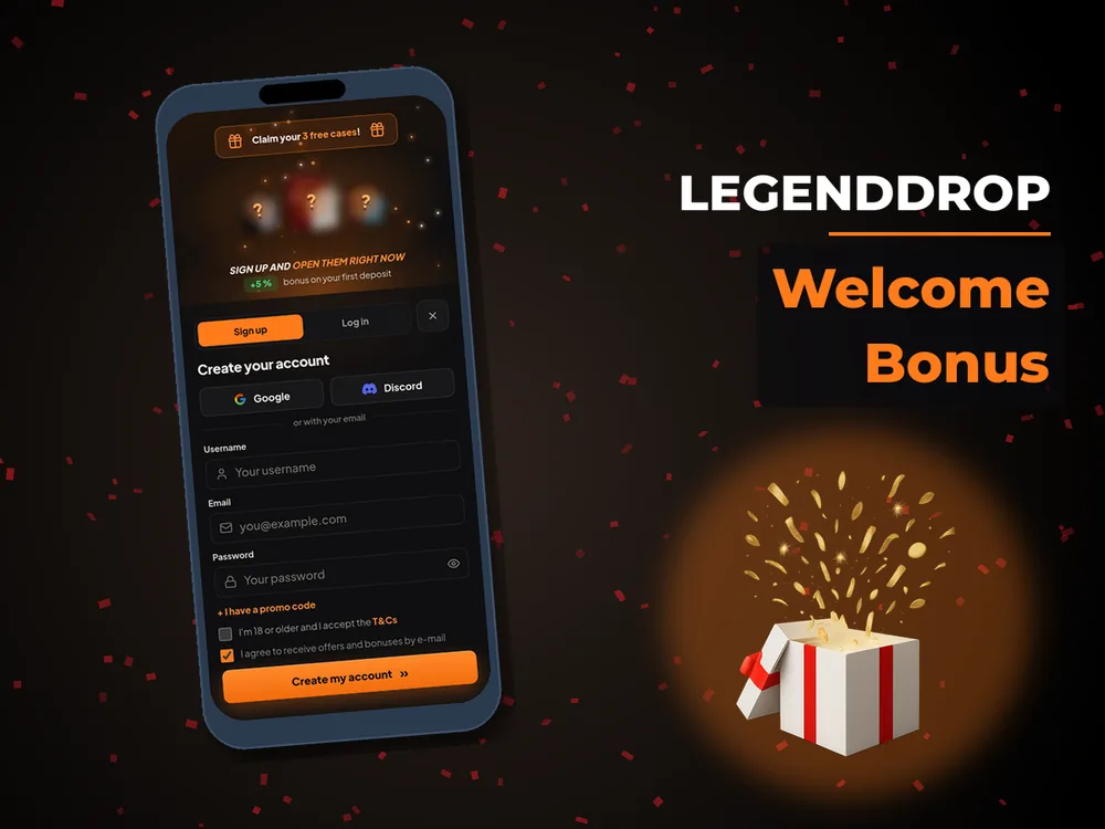 Legenddrop - Welcome Bonus