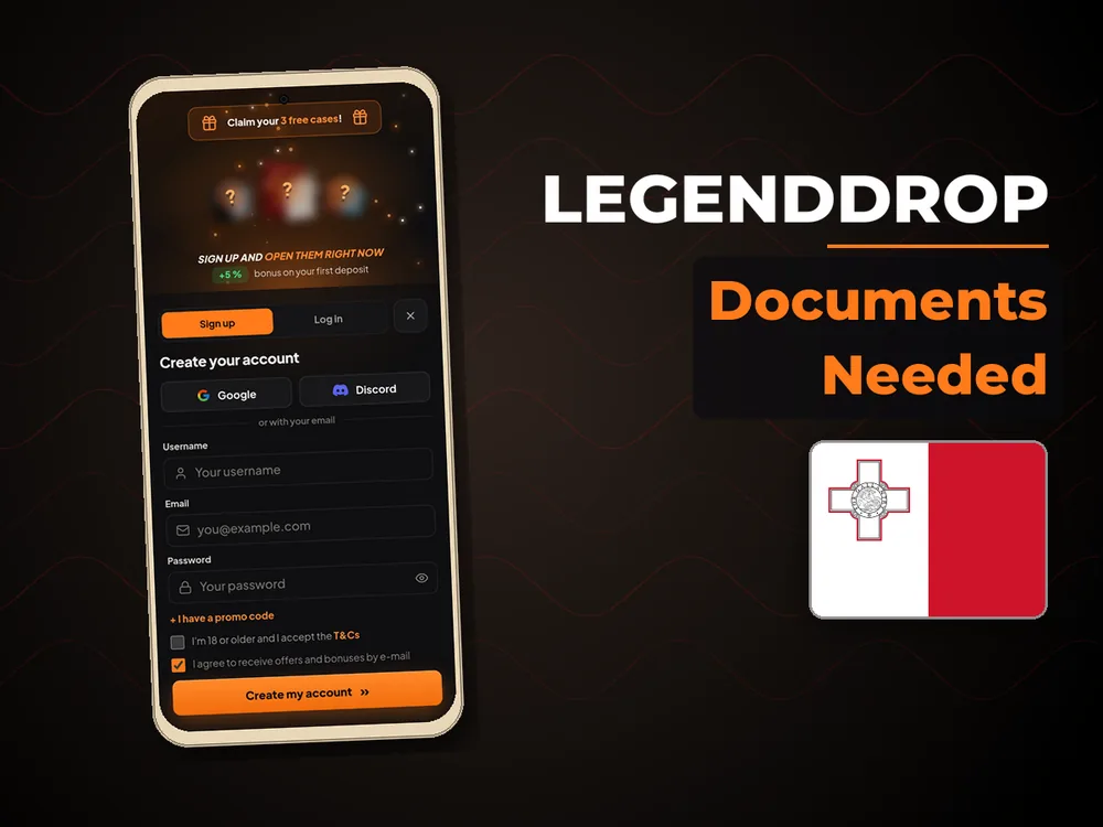 Legenddrop - Documents Needed