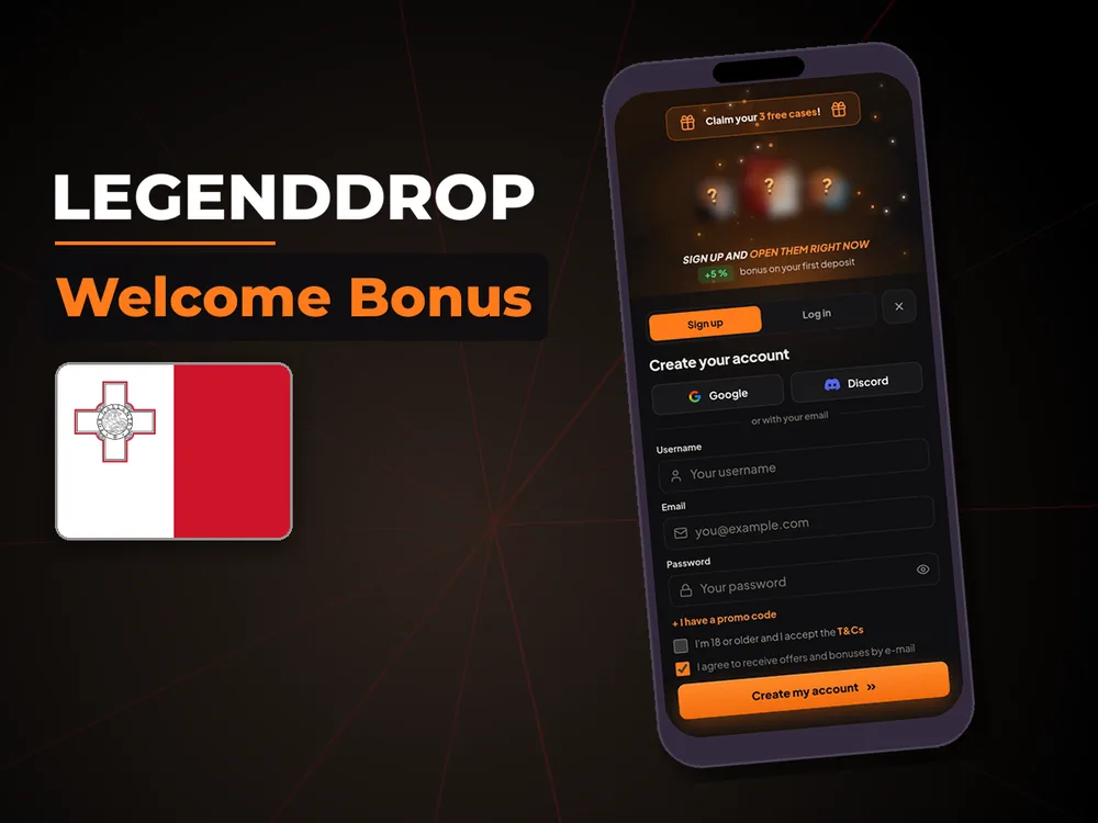 Legenddrop - Welcome Bonus