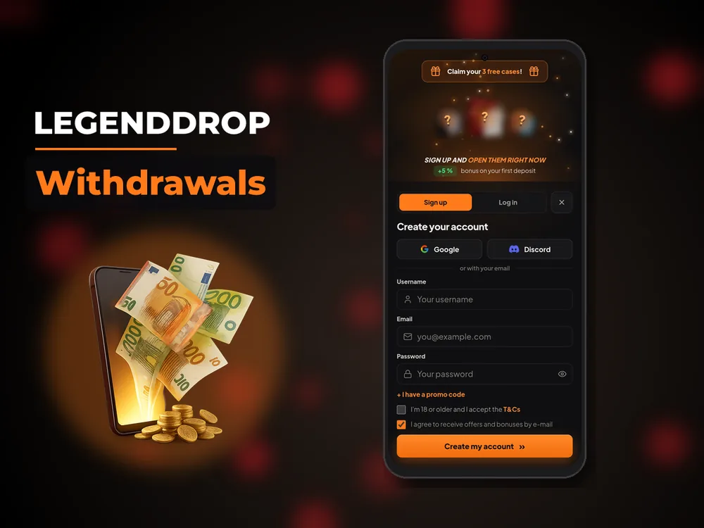 Legenddrop - Withdrawals