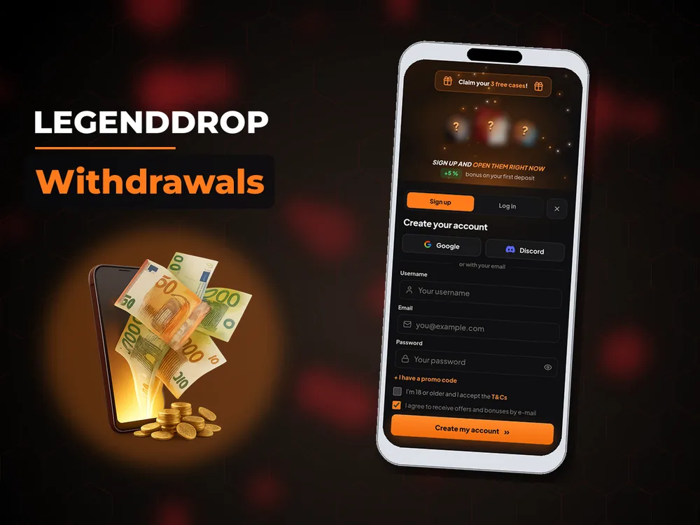 Legenddrop - Withdrawals