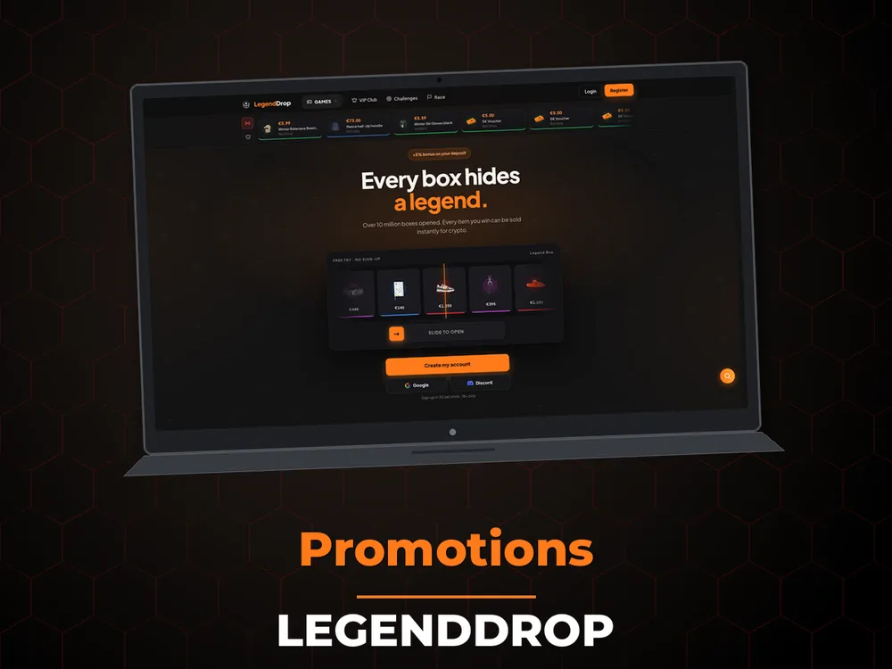 Legenddrop - Promotions